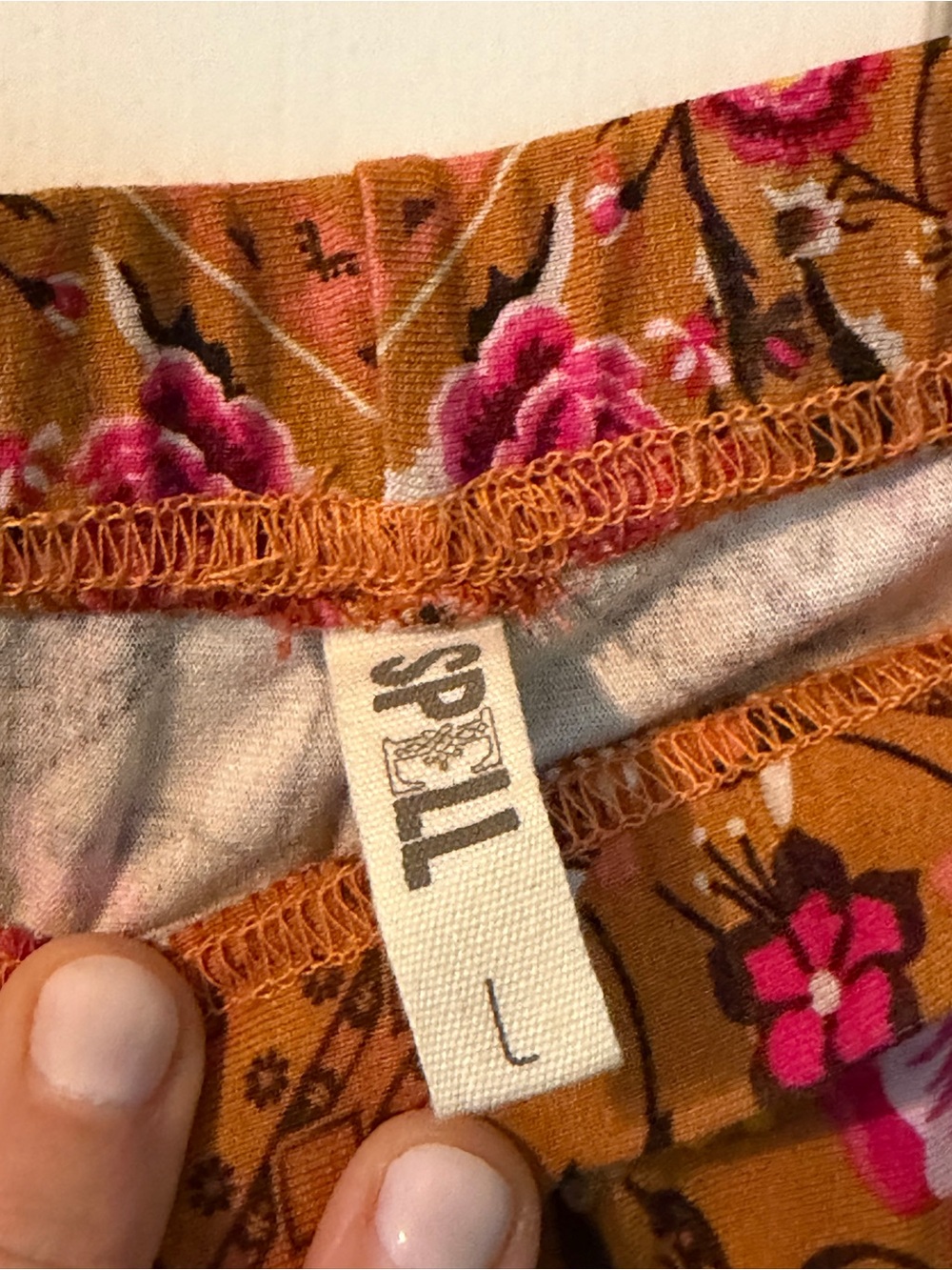 RARE Spell & The Gypsy Babushka Bells Flares Floral Pants L Archive - Picture 6 of 16